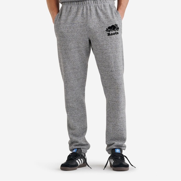 Roots Pants - Roots Canada Gray Salt & Pepper Sweatpants Size Medium